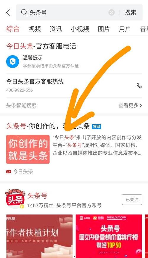 查找不同的头条号内容,科技前沿、生活趣事、人文视角尽收眼底