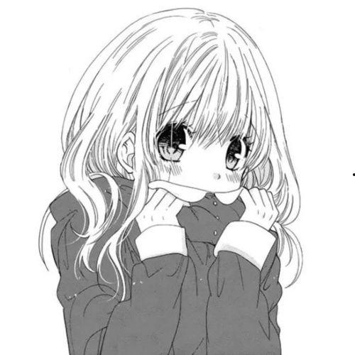 网红动漫仙女头像黑白,网红动漫仙女头像的神秘魅力